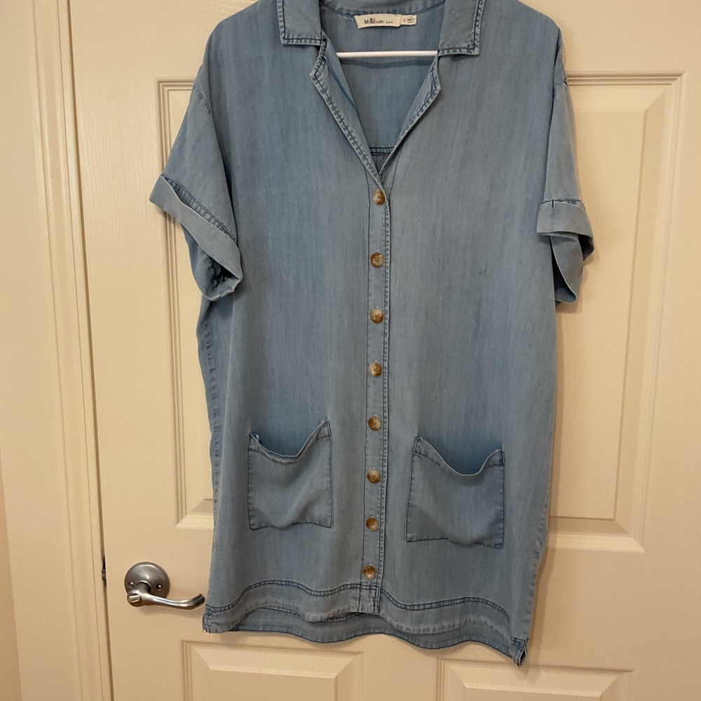 Millibon Light Blue Denim Dress